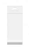 Headerbags 14.4x30.5cm Reclosable and Crystal Clear (100 pieces) [HB5H12]