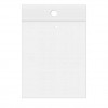 Grip Seal Bags with Hang and Vent-hole 12.5x20.5cm Crystal Clear PP 50 micron (100 pieces) [ZR58V]