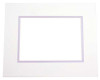 Mount Board Double thick Ivory/Silver 12.7x17.8cm with 6.7x11.8cm Window (10 pieces) [MD20059]