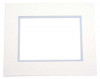 Mount Board Double thick Ivory/light Blue 40.6x50.8cm with 27x34.6cm Window (10 pieces) [MD20030]