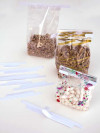 Tin Ties Sticky for 7.5cm wide Bags (1.000 pieces) [TTA3WH]