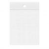 Grip Seal Bags with Hang hole 4.5x10cm Crystal Clear PP 50 micron (100 pieces) [ZR13Q4]