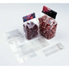 Block Bottom Bags Clear 7.6x3.2x21cm (100 pieces) [FG14]