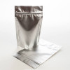 Stand Up Pouches Silver 23x12x34.5cm | 907 grams (100 pieces) [ZBGM6S]