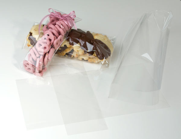 Plastic Bags 17.8x35.5cm Plain (100 pieces) [FCB3]