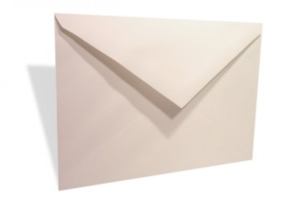 Envelopes with Linen Texture White 16.5x12.1cm (50 pieces) [E210]