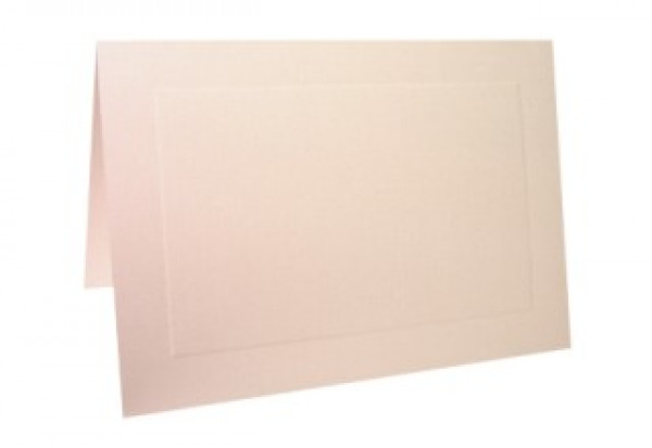 Cards Linen Texture White 14x10.8cm (50 pieces) [N220]