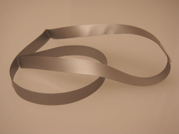 Decorative Loops Vinyl Stretch Silver 45.7cm (50 pieces) [18CVLSV]
