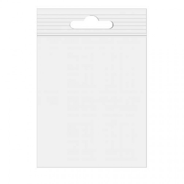 Grip Seal Bags with Euroslot 15x23 Crystal Clear PP 50 micron (100 pieces) [ZE69]