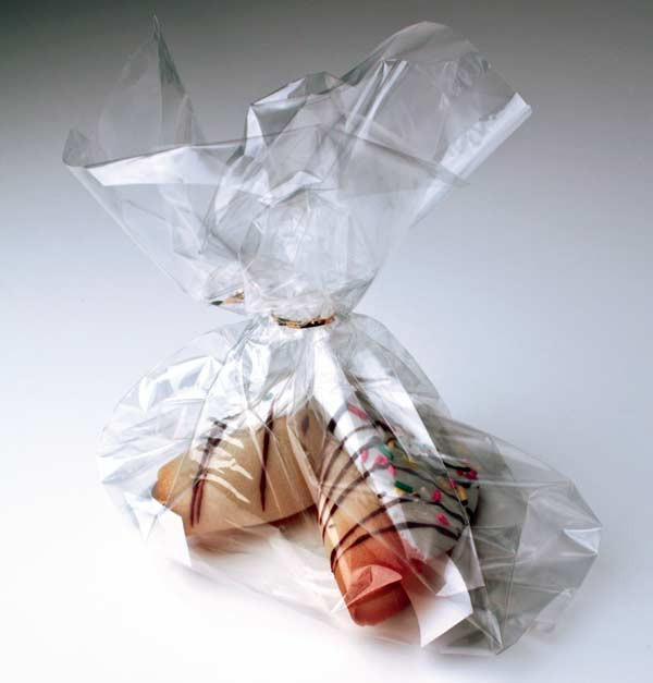 Plastic Bags 12.5x8x29cm with side gusset (100 pieces) [FDAGB5]