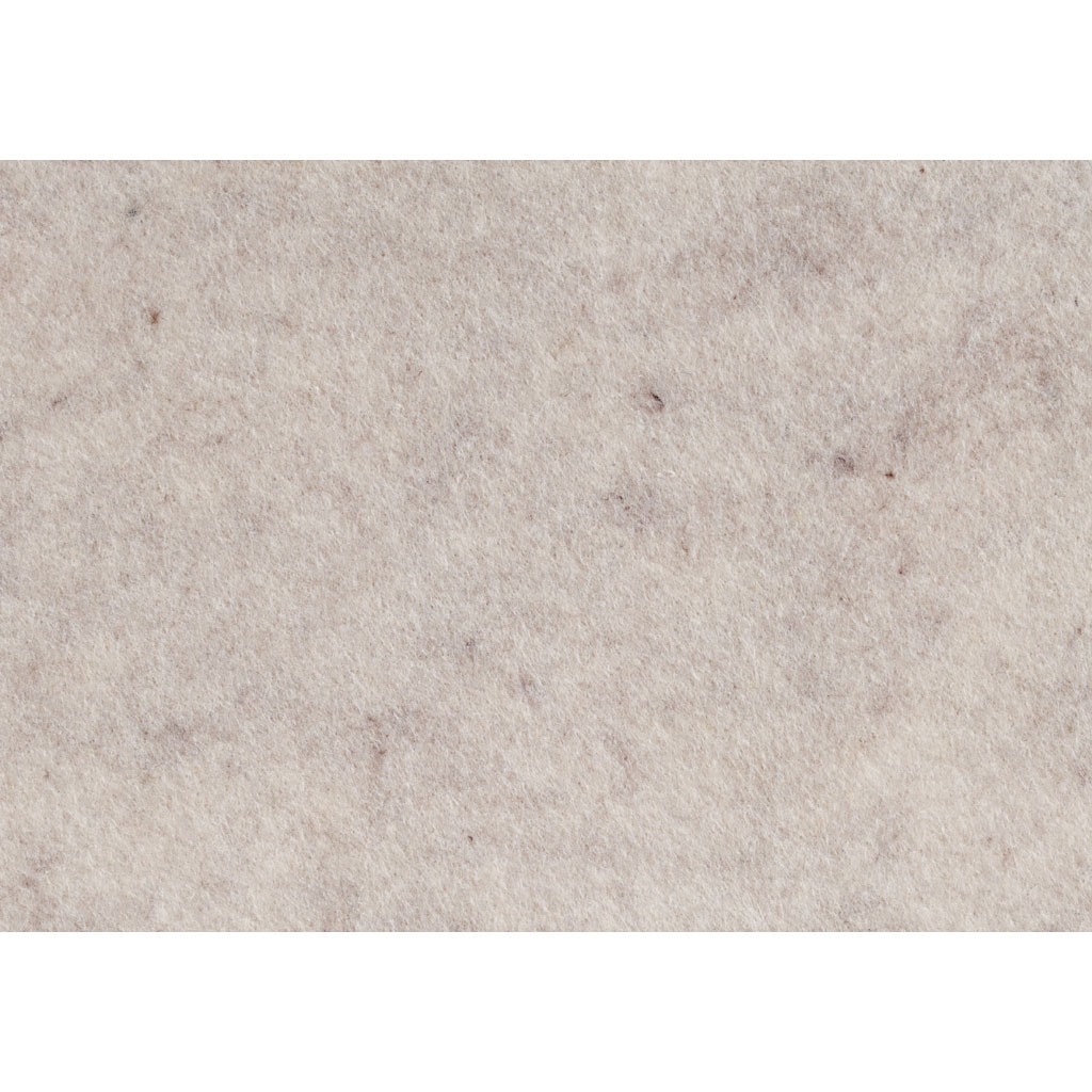 Craft Felt, A4 21x30 cm, thickness 1.5-2 mm, 10 sheets, off-white [HOB-45524]