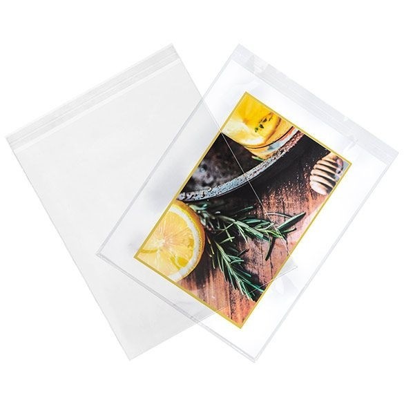Plastic Bags 41.8x51cm Transparent Peel and Seal (100 pieces) [B16]