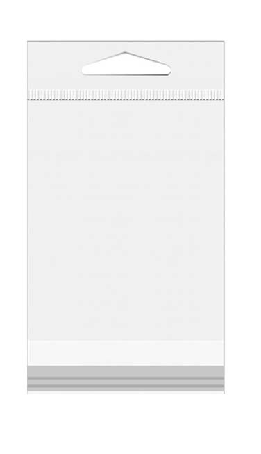 Headerbags 11.7x14.6cm Reclosable and Crystal Clear (100 pieces) [HB54]