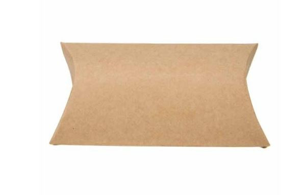 Pillow Packs Kraft 6.4x2.2x10.2cm (25 pieces) [KPB100]