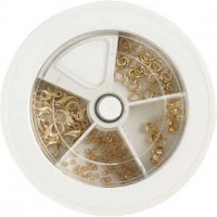 Jewellery Finding Assortment, 1 set, gold-plated [HOB-100256]