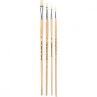 Nature Line Brushes, size 0+2+4+12, 4 pcs [HOB-100258]