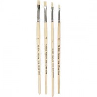 Nature Line Brushes, size 00-1-2-4, 4 pcs [HOB-100264]
