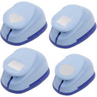 Paper Punches, size 35-50 mm, 4 mixed [HOB-11261]