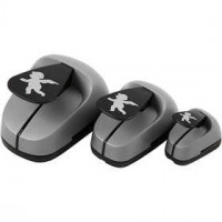 Craft Punch Set, size 25+49+75 mm, max 240 g, 3 pcs [HOB-112900]