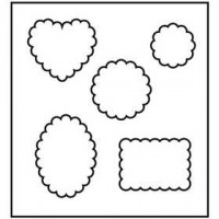 Steel Ruled Die, size 14x15.25 cm, thickness 15 mm, 1 pc [HOB-117495]