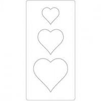 Steel Ruled Die, size 15.2x30.37 cm, thickness 15 mm, 1 pc [HOB-117498]