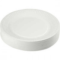 Paper Plates, D: 18 cm, 100 pcs [HOB-13204]