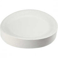Paper Plates, D: 23 cm, 100 pcs [HOB-13206]