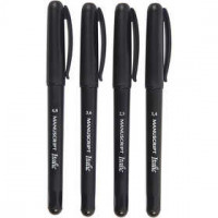Calligraphy Marker, line width: 1.4+2.5+3.6+4,8 mm, 4 pcs, black [HOB-14197]