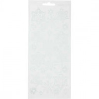 Stickers, sheet 10x23 cm, 1 sheet, white [HOB-170146]