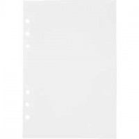 Planner pages, size 142x210 mm, 120 g, 1 pc, white [HOB-192652]