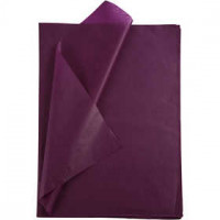 Tissue Paper, sheet 50x70 cm, 14 g, 10 sheets, burgundy [HOB-200884]
