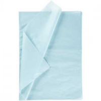 Tissue Paper, sheet 50x70 cm, 14 g, 10 sheets, light blue [HOB-200886]