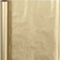 Wrapping Paper, W: 50 cm, 60 g, 5 m, gold [HOB-20266]