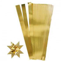 Paper Star Strips, W: 10 mm, D: 4.5 cm, 100 strips, gold [HOB-20713]