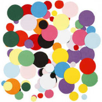 Card Mosaics, D: 10+15+20 mm, 180 g [HOB-21009]