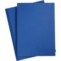 Card, A4 210x297 mm, 180 g, 20 sheets, midnight blue [HOB-211066]