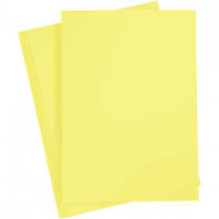 Card, A4 210x297 mm, 180 g, 20 sheets, canary yellow [HOB-21111]