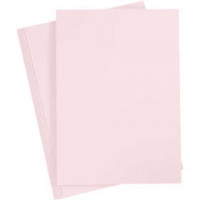 Card, A4 210x297 mm, 210 g, 10 sheets, light rose [HOB-21181]