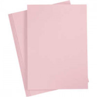 Card, A4 210x297 mm, 210 g, 10 sheets, rose [HOB-21182]