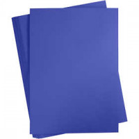 Card, A2 420x600 mm, 180 g, 100 sheets, royal blue [HOB-21321]