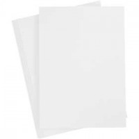 White A4 Card, A4 210x297 mm, 210-220 g, 10 sheets, white [HOB-21437]