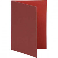 Cards And Envelopes, size 10.5x15 cm, 250 g, 10 pcs, claret/red [HOB-216003]