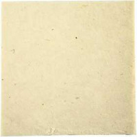 Handmade fabric paper, sheet 20x20 cm, 70 g, 10 sheets, off-white [HOB-220350]