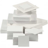 Canvas Panels, thickness 3 mm, 110 pcs, white [HOB-22520]