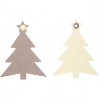 Gift Tags, size 10.5x8.3 cm, 300 g, 20 pcs [HOB-26329]