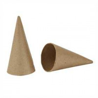 Cone, H: 10 cm, D: 5 cm, 10 pcs [HOB-265481]