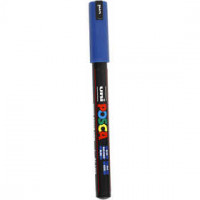 Uni Posca Marker, line width: 0.7 mm, PC-1MR, 1 pc, blue [HOB-272041]