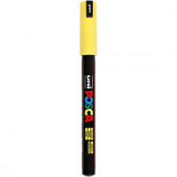 Uni Posca Marker, line width: 0.7 mm, PC-1MR, 1 pc, yellow [HOB-272044]