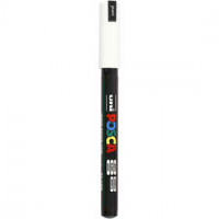 Uni Posca Marker, line width: 0.7 mm, PC-1MR, 1 pc, white [HOB-272052]