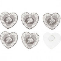 Wooden Stickers, D: 35 mm, 6 pcs [HOB-282310]